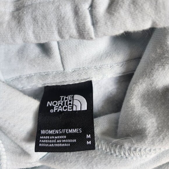The North Face Women's Light Blue hoodie Size M Casual Warm Hiking Outdoor - Picture 3 of 8